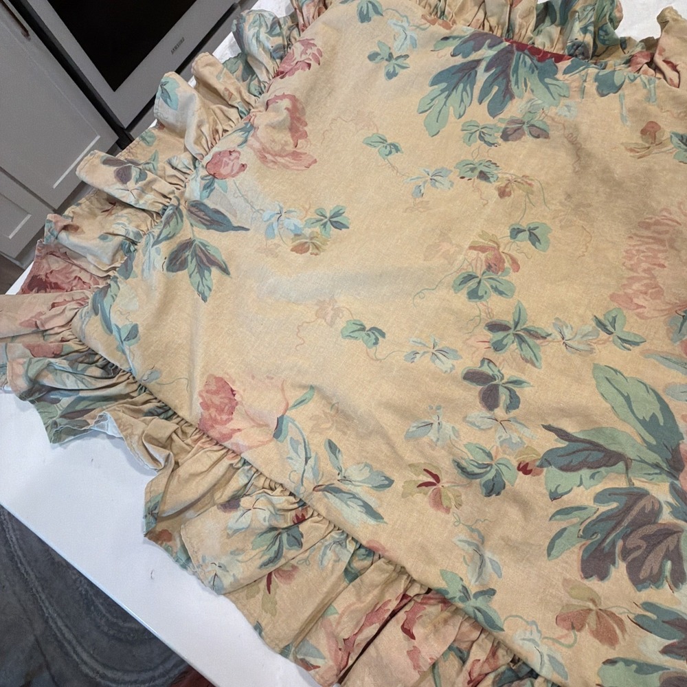 ONE (1) RALPH LAUREN ELSA Grasslands King Pillow Sham - Picture 3 of 10